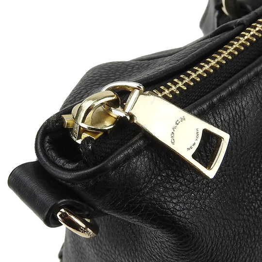 COACH Handbag F34508 leather black Women Used Authentic