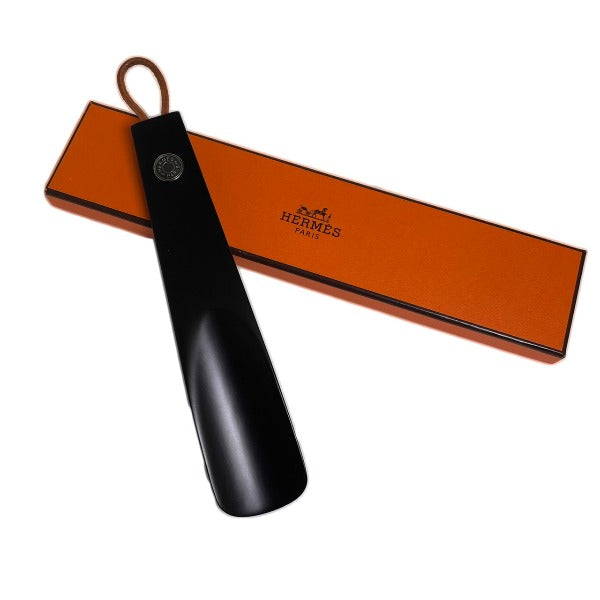 HERMES Other shoes 052052ZH Wood black shoehorn short Serie made of wood mens(Unisex) Used Authentic