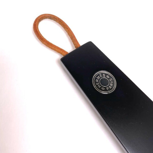 HERMES Other shoes 052052ZH Wood black shoehorn short Serie made of wood mens(Unisex) Used Authentic