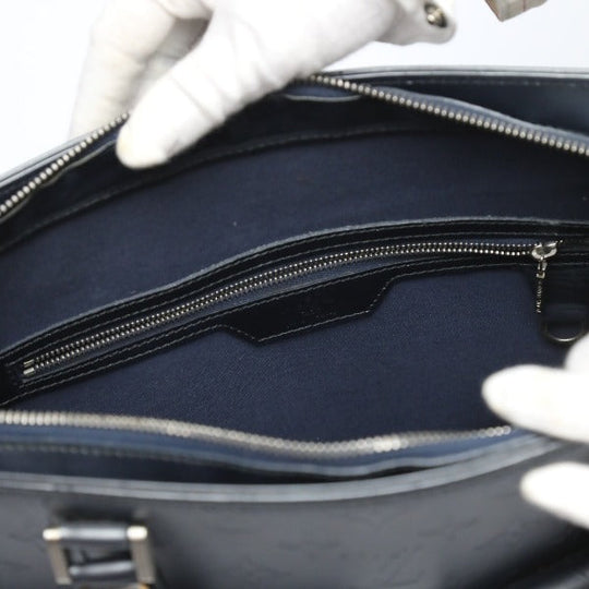 LOUIS VUITTON Tote Bag M55105 Monogram mat blue Willwood Monogram mat Women Used Authentic