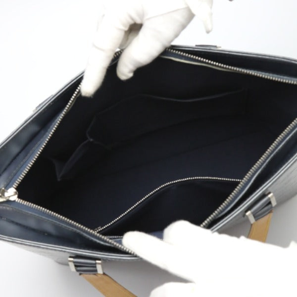 LOUIS VUITTON Tote Bag M55105 Monogram mat blue Willwood Monogram mat Women Used Authentic