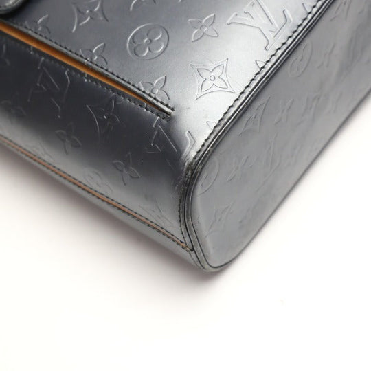 LOUIS VUITTON Tote Bag M55105 Monogram mat blue Willwood Monogram mat Women Used Authentic