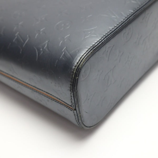 LOUIS VUITTON Tote Bag M55105 Monogram mat blue Willwood Monogram mat Women Used Authentic