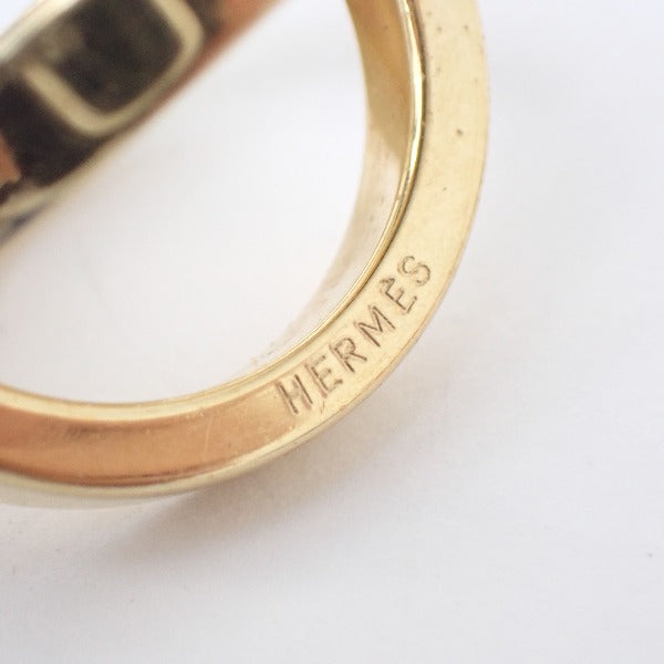 HERMES Scarf ring others gold Gold Plated Accessories unisex(Unisex) Used Authentic