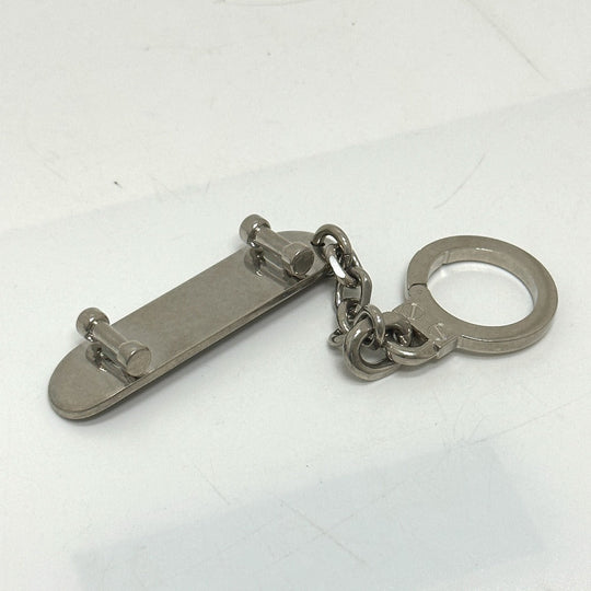 CELINE key ring metal black skateboard mens Used Authentic