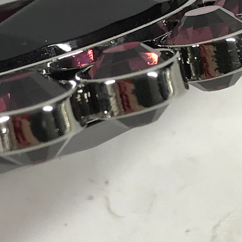 MIUMIU Necklace metal purple Accessories Bijoux Women Used Authentic