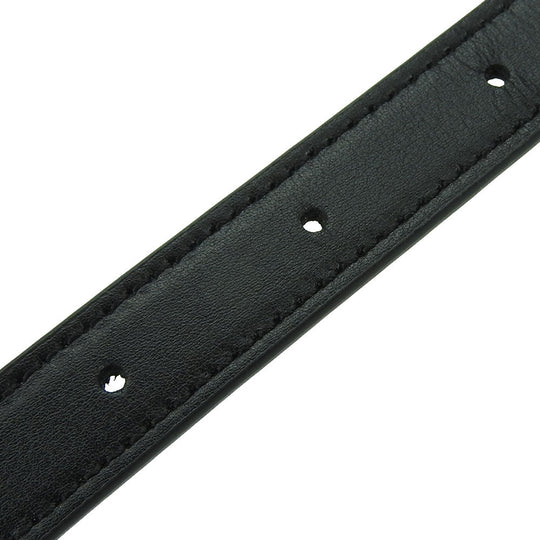 COACH Waist bag F38678 leather black Women Used Authentic