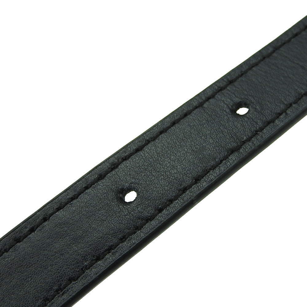 COACH Waist bag F38678 leather black Women Used Authentic