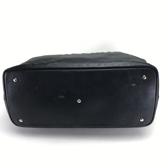 mastermind JAPAN Tote Bag leather black Men's Women Skull unisex(Unisex) Used Authentic