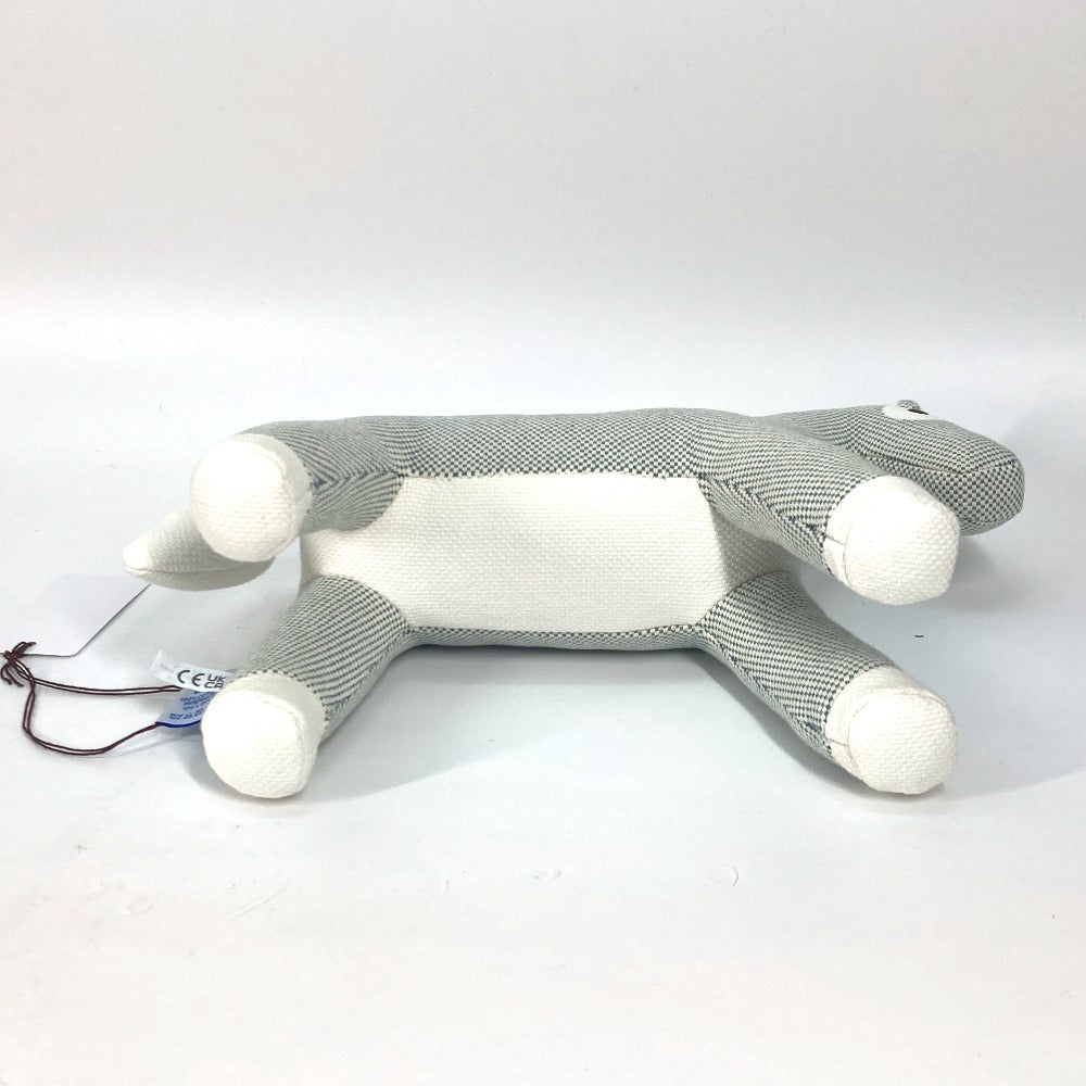 HERMES Plush Doll cotton blue horse cheval Cheval Honore Epoppe Horse Kids Used Authentic