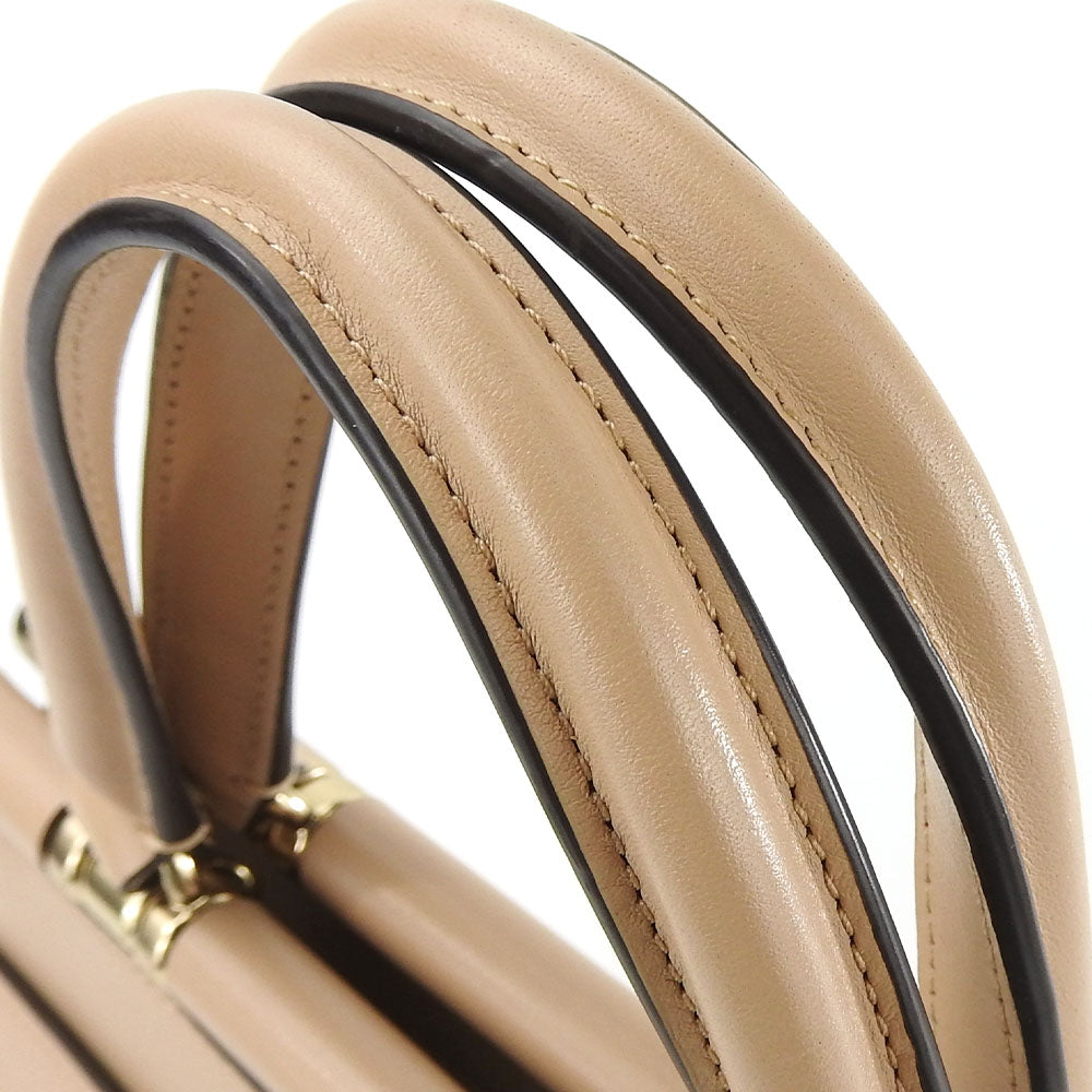 COACH Handbag 31918 leather beige Women Used Authentic