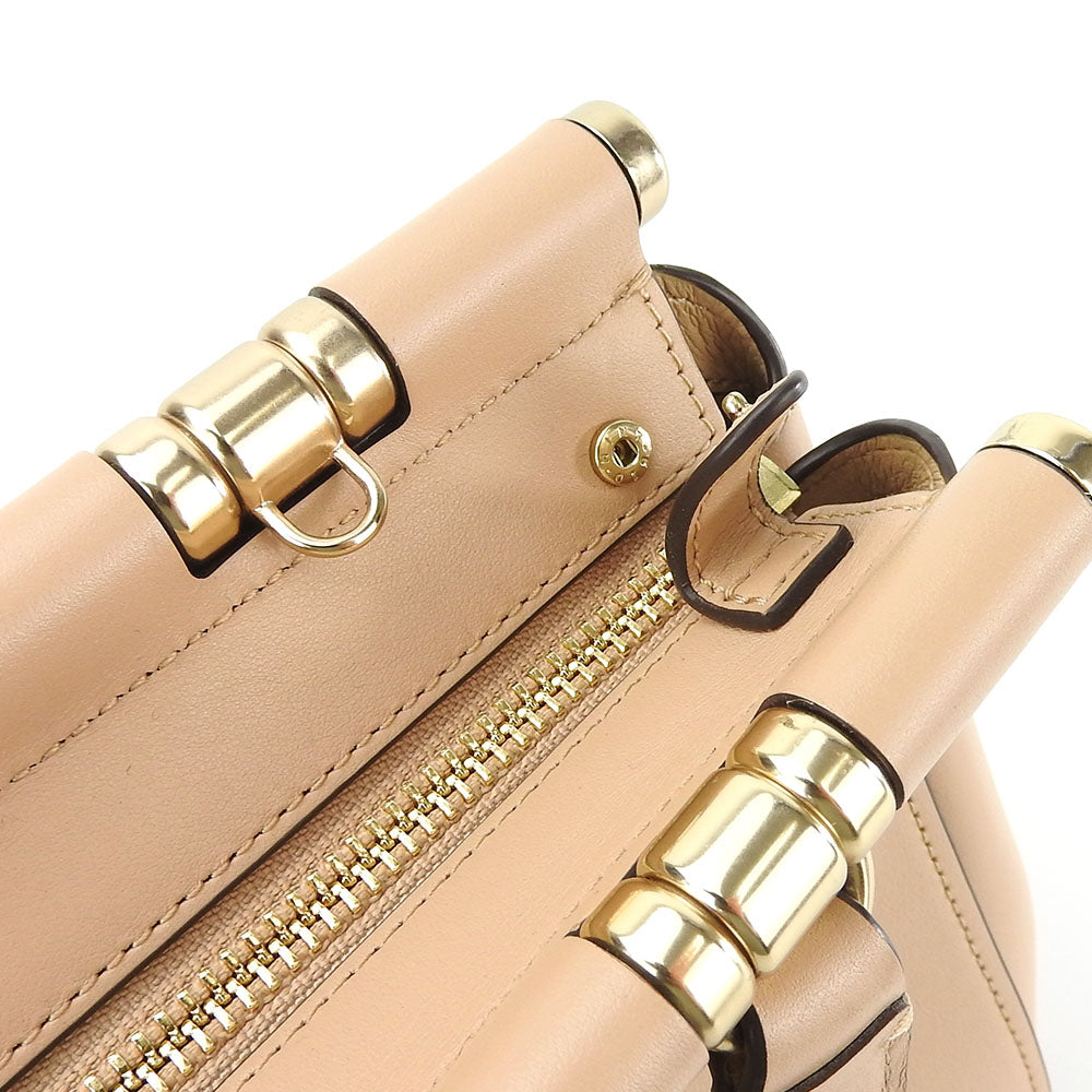 COACH Handbag 31918 leather beige Women Used Authentic