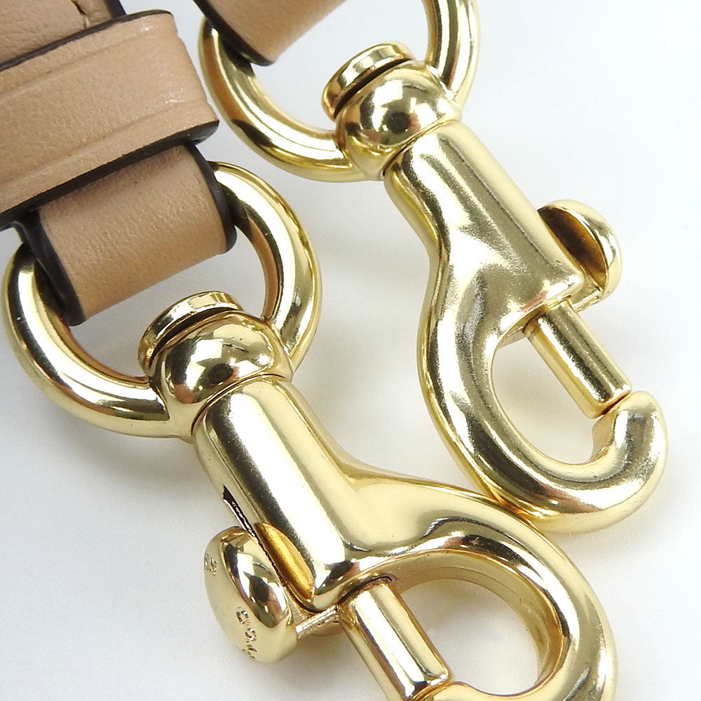 COACH Handbag 31918 leather beige Women Used Authentic