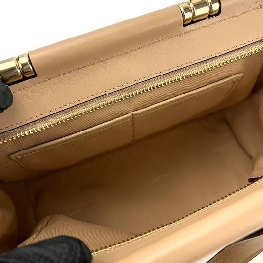 COACH Handbag 31918 leather beige Women Used Authentic