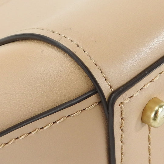 COACH Handbag 31918 leather beige Women Used Authentic