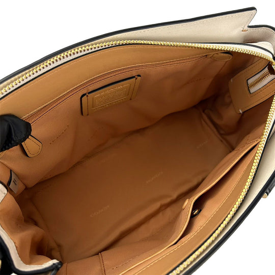 COACH Handbag 26949 Leather, Suede black Women Used Authentic