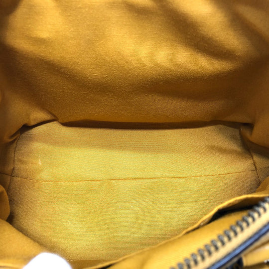 COACH Handbag F31466 leather yellow Mini Emma Satchel Women Used Authentic