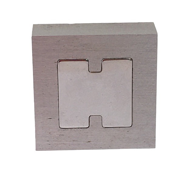 HERMES Other miscellaneous goods metal Silver With Box photo frame H logo Photo stand Women(Unisex) Used Authentic