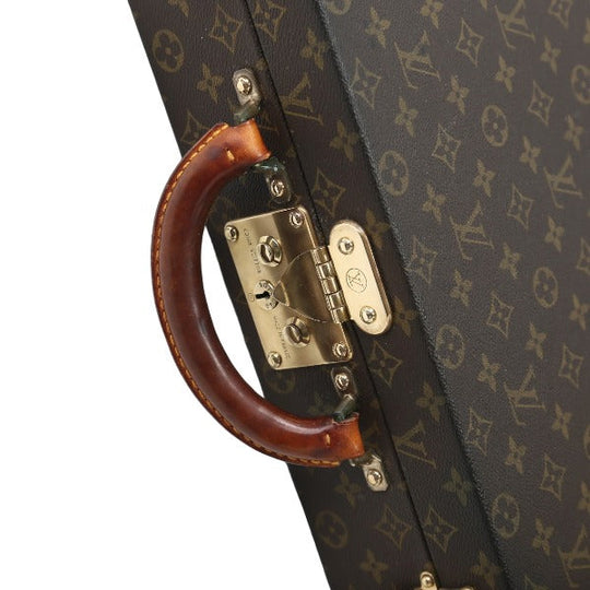 LOUIS VUITTON trunk M53012 Monogram canvas Brown Attache cases/business bags Monogram President mens(Unisex) Used Authentic