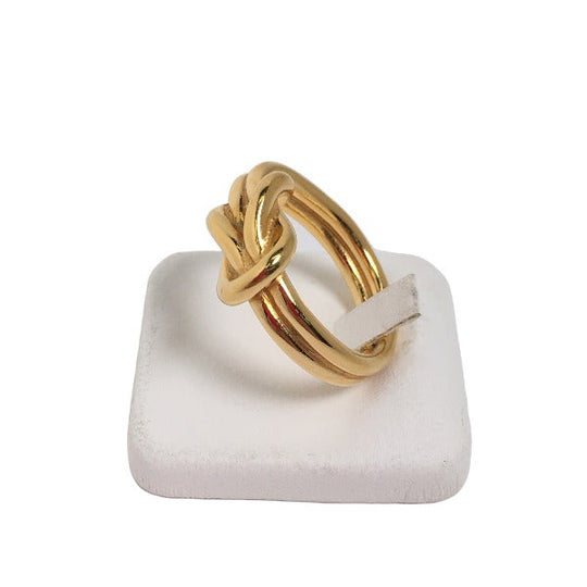 HERMES Scarf ring others gold Accessories Head Women Used Authentic