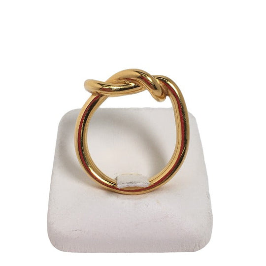 HERMES Scarf ring others gold Accessories Head Women Used Authentic