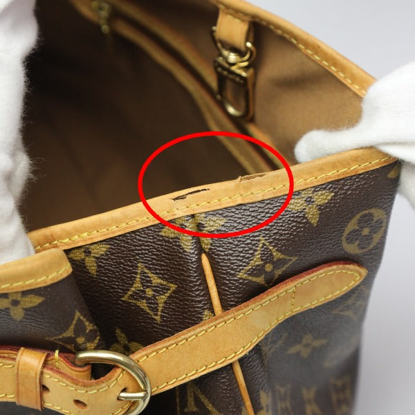 LOUIS VUITTON Tote Bag M51154 Monogram canvas Brown bag Monogram Batignolles Horizontal Women Used Authentic