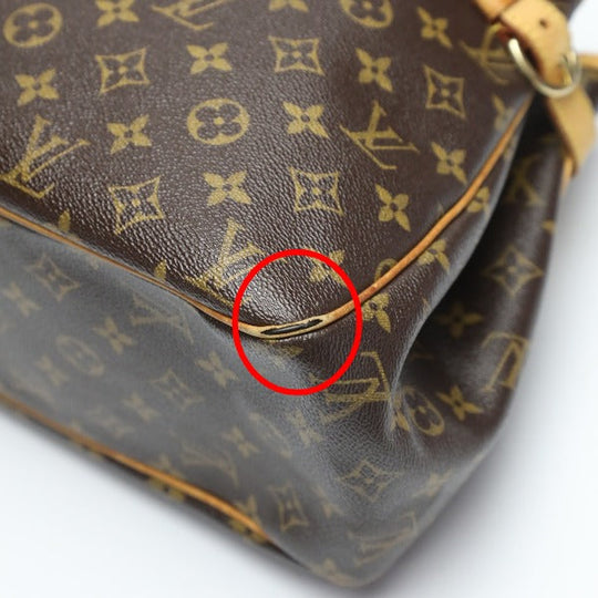 LOUIS VUITTON Tote Bag M51154 Monogram canvas Brown bag Monogram Batignolles Horizontal Women Used Authentic