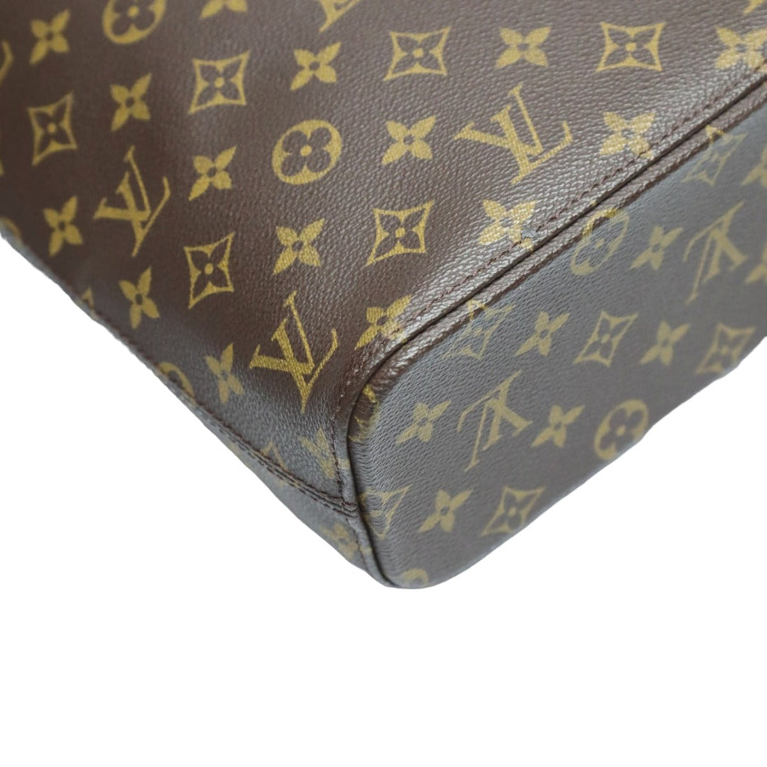 LOUIS VUITTON Tote Bag M51155 Monogram canvas Brown Tote Bag Monogram Luco Women Used Authentic