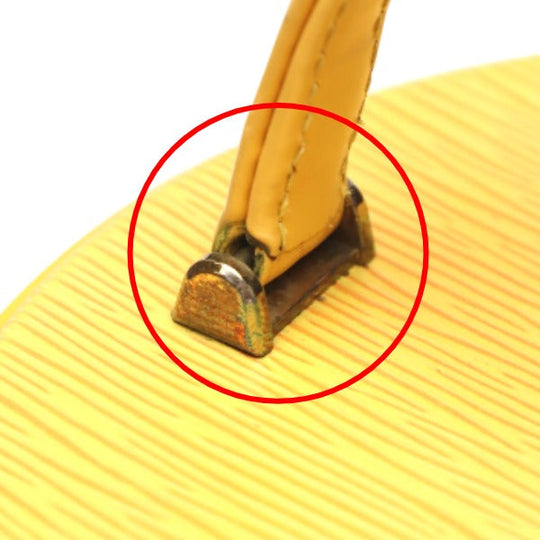 LOUIS VUITTON Vanity bag M48039 Epi Leather Tassiri Yellow bag Epi Cannes Women Used Authentic