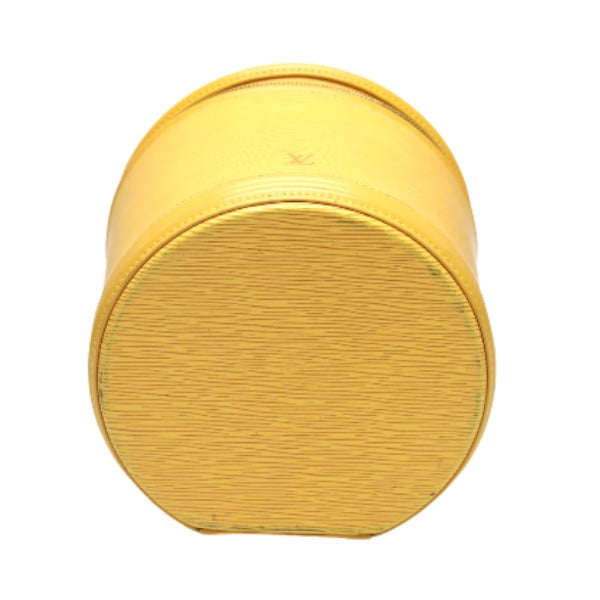 LOUIS VUITTON Vanity bag M48039 Epi Leather Tassiri Yellow bag Epi Cannes Women Used Authentic