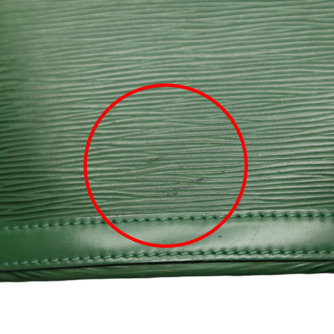LOUIS VUITTON Tote Bag M52274 Epi Leather Green Tote Bag Epi Sun jack Women Used Authentic