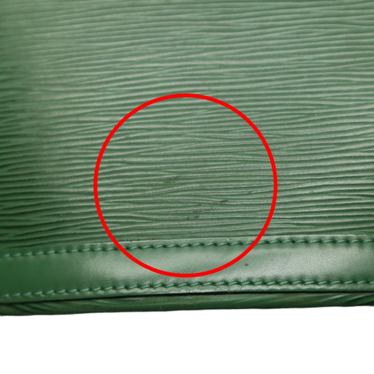LOUIS VUITTON Tote Bag M52274 Epi Leather Green Tote Bag Epi Sun jack Women Used Authentic