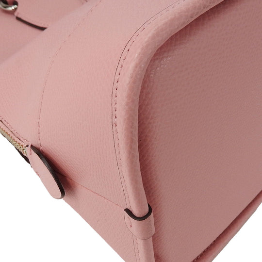 COACH Handbag F33909 leather pink Women Used Authentic