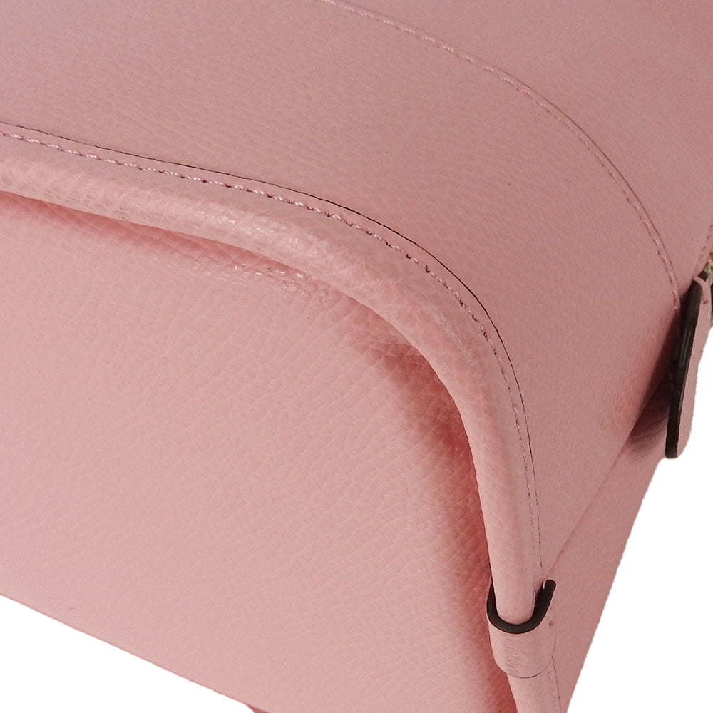 COACH Handbag F33909 leather pink Women Used Authentic