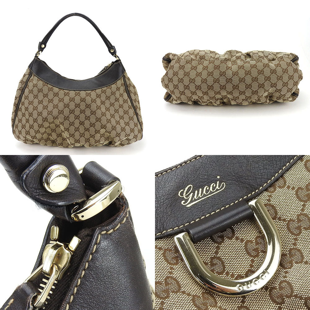 GUCCI Shoulder Bag 189833 GG canvas beige