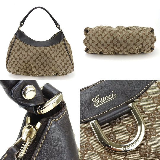 GUCCI Shoulder Bag 189833 GG canvas beige