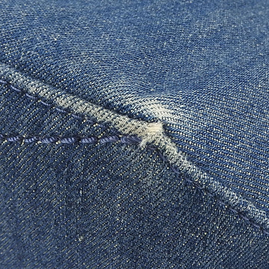 COACH Tote Bag 91131 denim blue Women Used Authentic