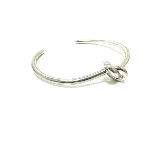 CELINE bracelet 46P466BRA.36SI metal Silver Knot Extra Thin Bracelet Women Used Authentic