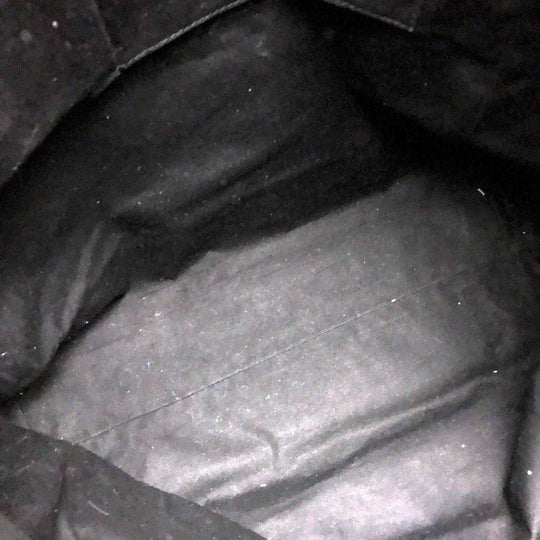 CELINE Tote Bag Linen canvas, leather Beige x black Women Women Used Authentic