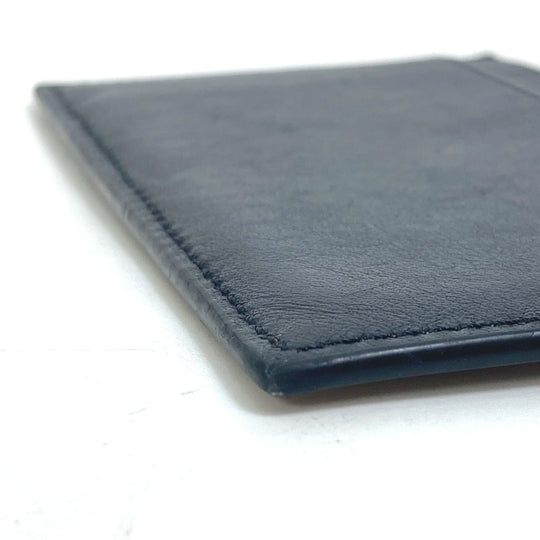 CELINE Card Case leather black Card holder logo mens Secondhand Authentic