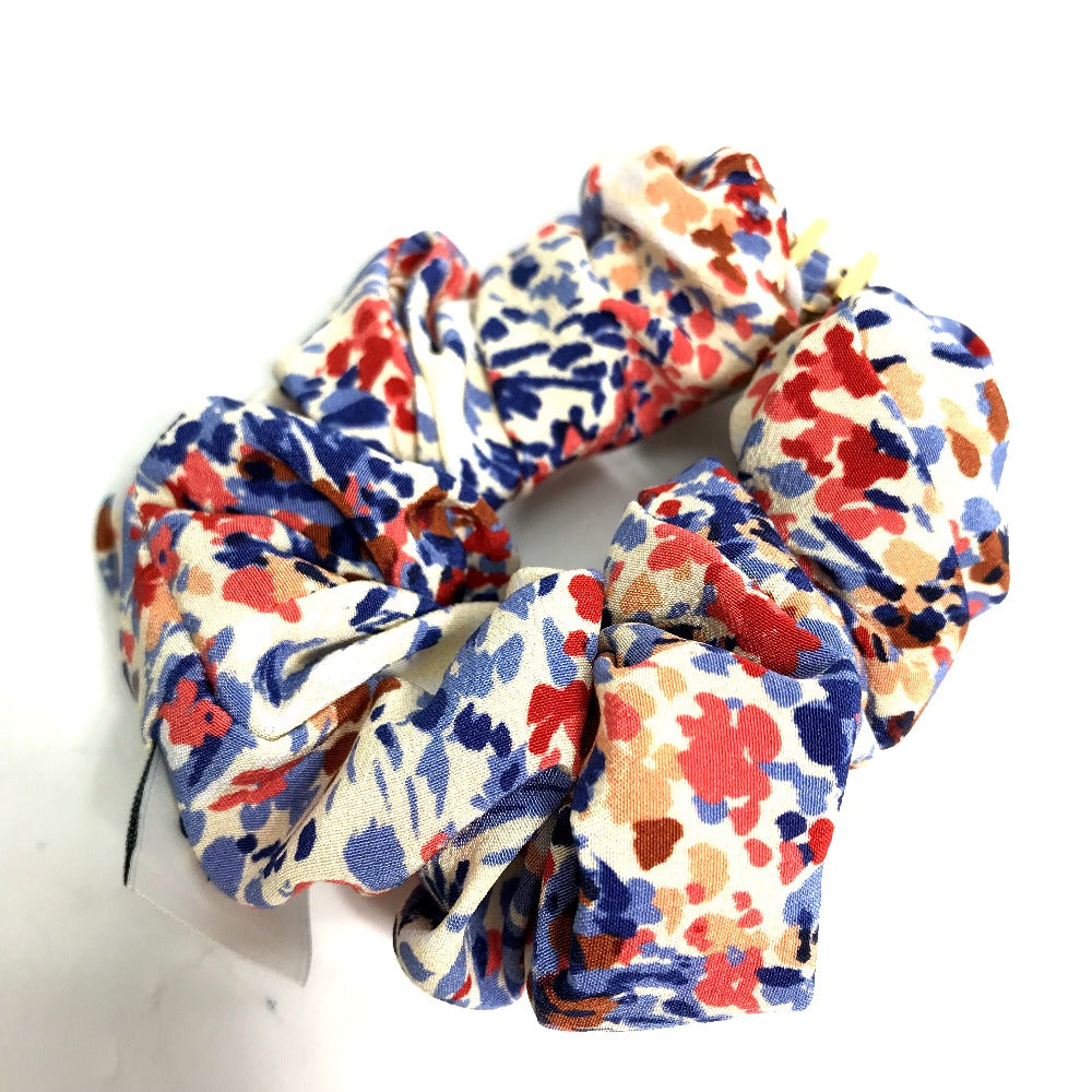 CELINE hair accessory silk Red Triomphe Women Used Authentic