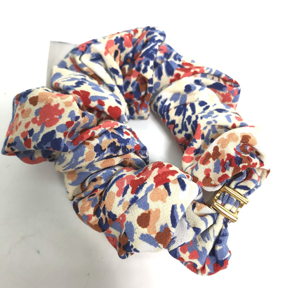 CELINE hair accessory silk Red Triomphe Women Used Authentic