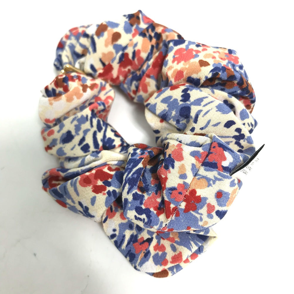 CELINE hair accessory silk Red Triomphe Women Used Authentic