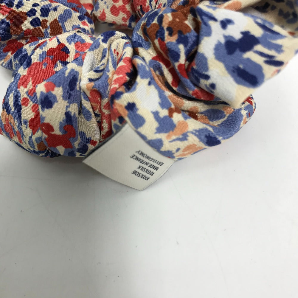 CELINE hair accessory silk Red Triomphe Women Used Authentic