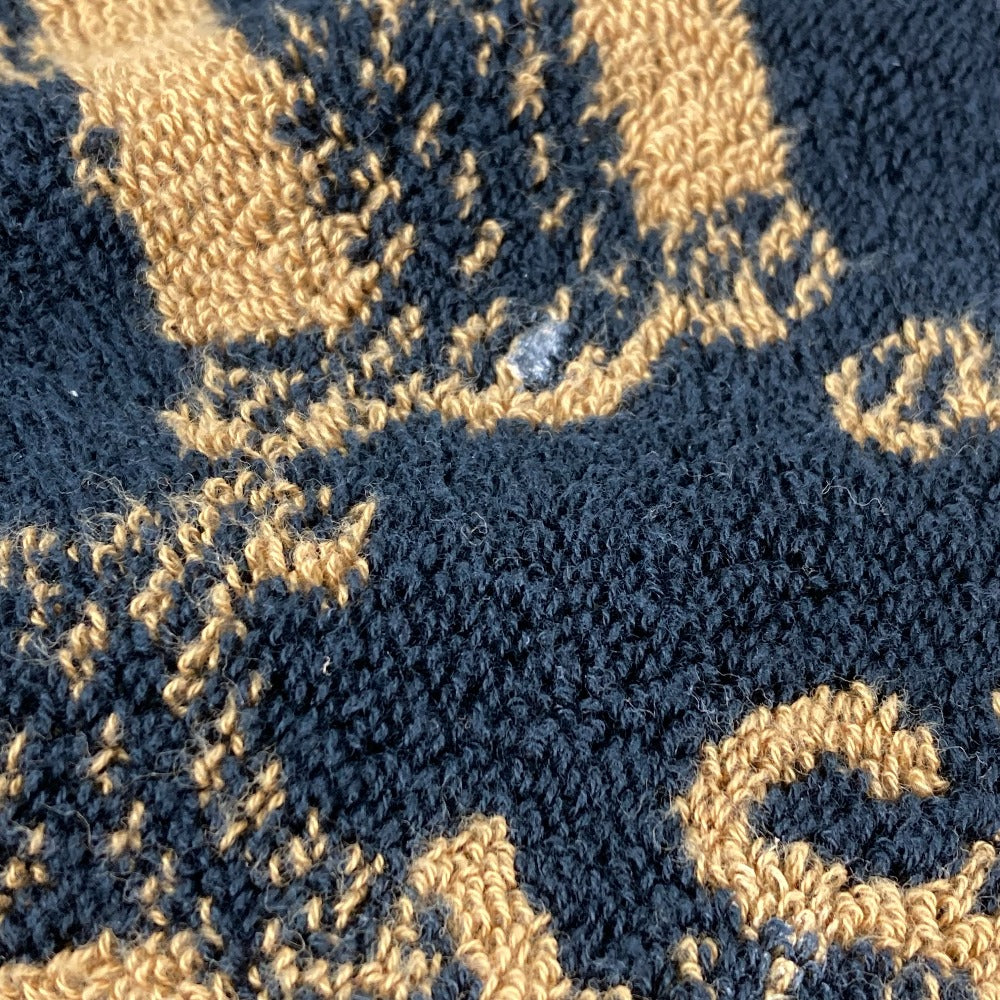 CELINE towel 29GAC115P cotton beige Bath towel Interior Throw Blanket triomphe logo Women Used Authentic