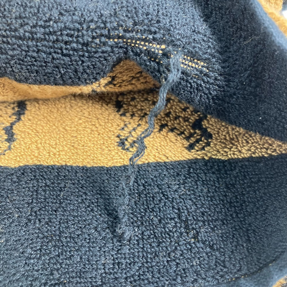 CELINE towel 29GAC115P cotton beige Bath towel Interior Throw Blanket triomphe logo Women Used Authentic