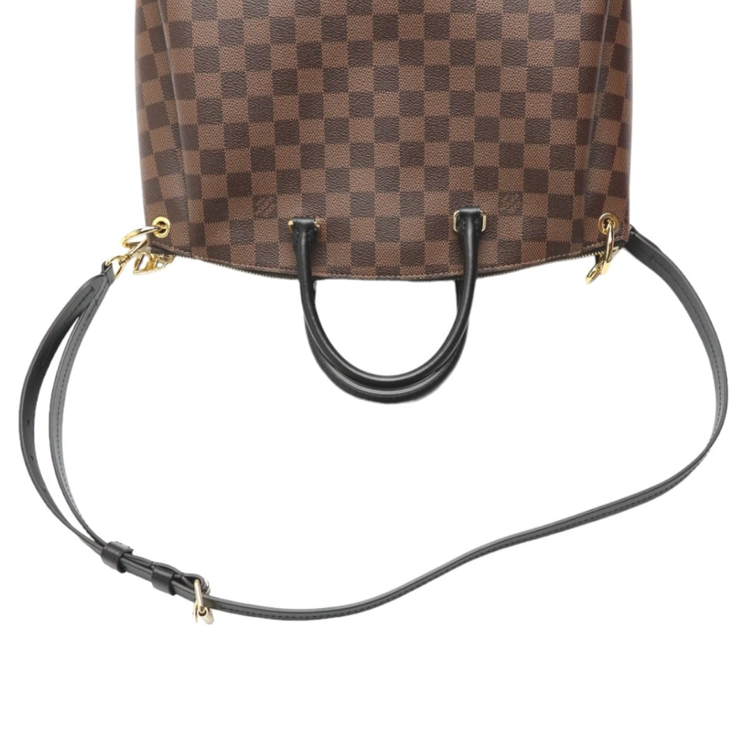 LOUIS VUITTON Tote Bag N45283 Damier canvas Brown 2WAY bag Odeon Tote MM Women Used Authentic
