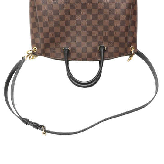 LOUIS VUITTON Tote Bag N45283 Damier canvas Brown 2WAY bag Odeon Tote MM Women Used Authentic