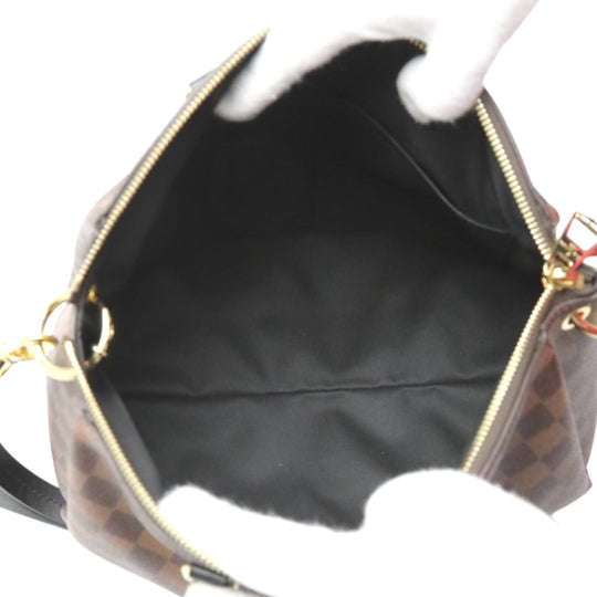 LOUIS VUITTON Tote Bag N45283 Damier canvas Brown 2WAY bag Odeon Tote MM Women Used Authentic