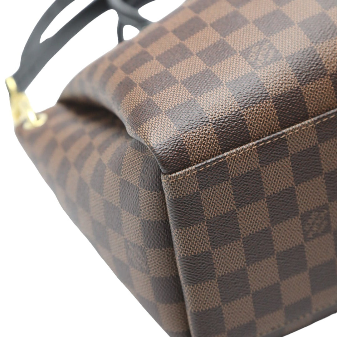 LOUIS VUITTON Tote Bag N45283 Damier canvas Brown 2WAY bag Odeon Tote MM Women Used Authentic